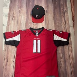 Julio Jones jersey and Atlanta Falcons hat bundle